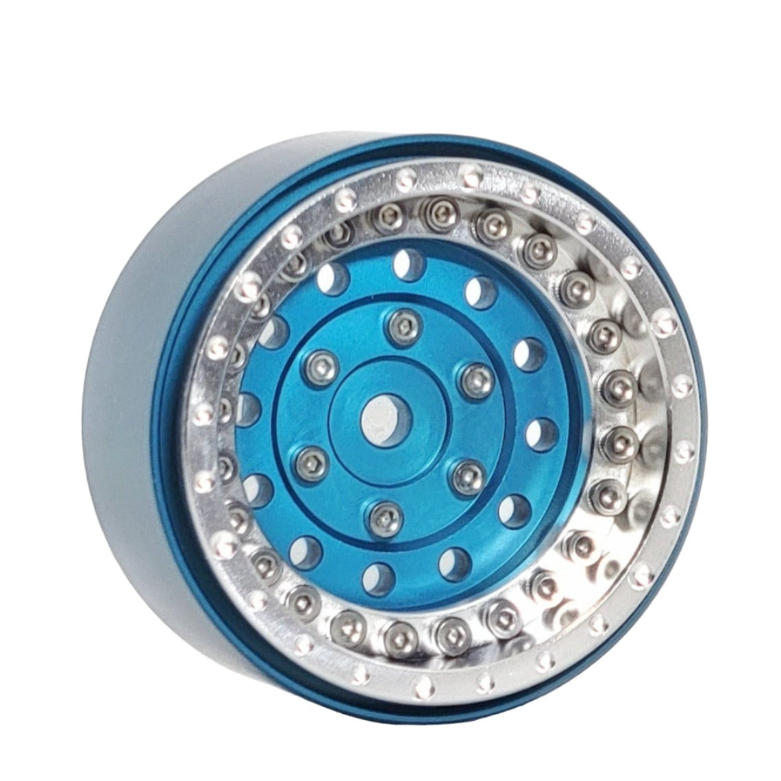 1.9" ENK EZ-Loc Beadlock Wheels - Blue (4)