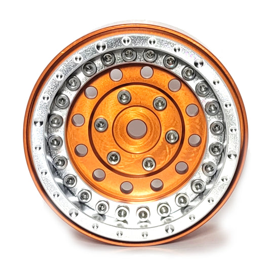 1.9" ENK EZ-Loc Beadlock Wheels - Orange (4)